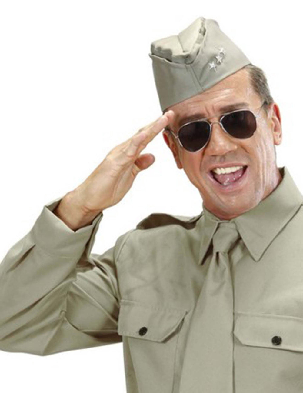 amerikkalainen lentäjäsotilashattu aikuiset beige