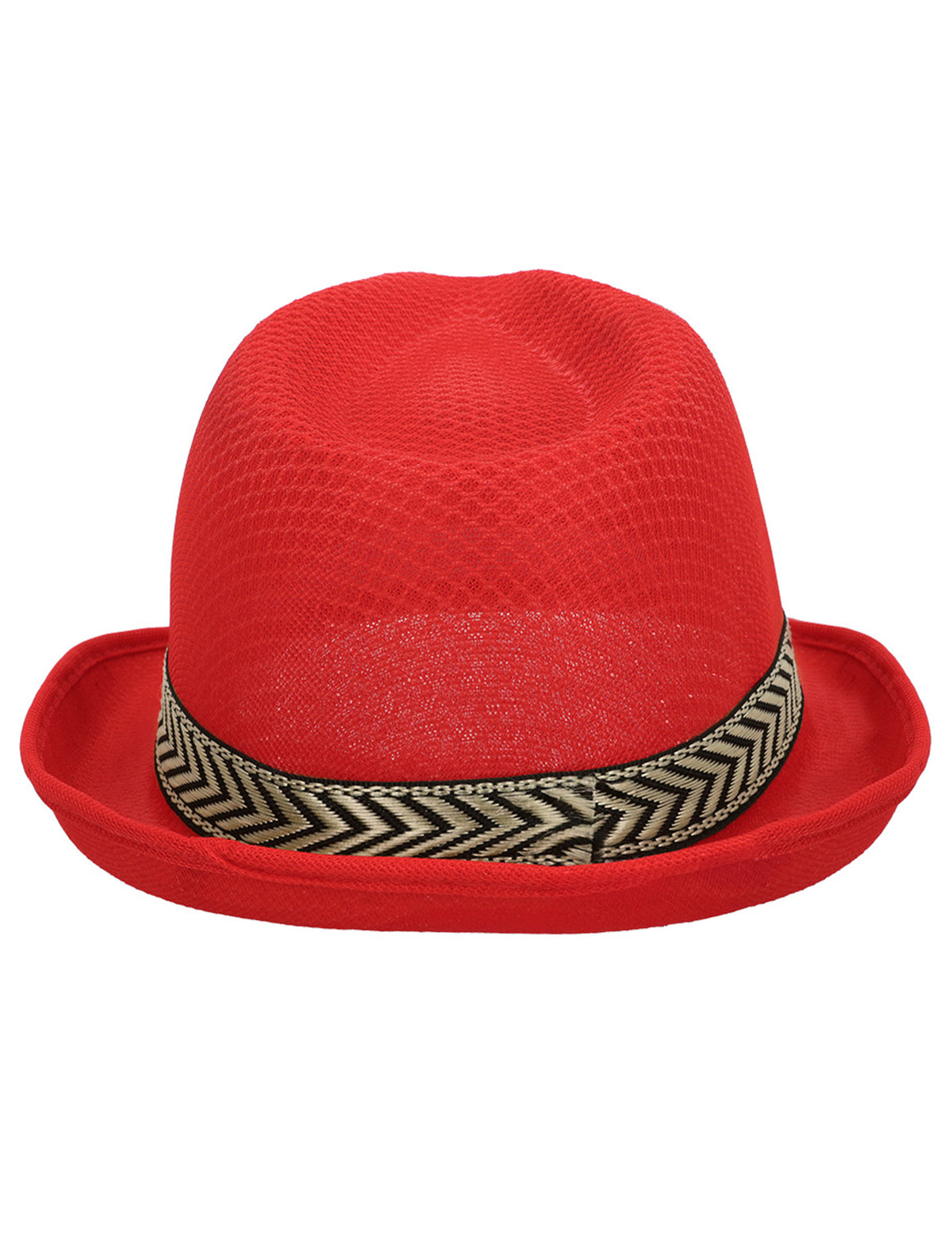 Punainen disco borsalino -hattu aikuisille