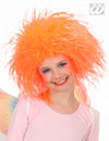 Perruque reine des fées pour fille orange volumineuse