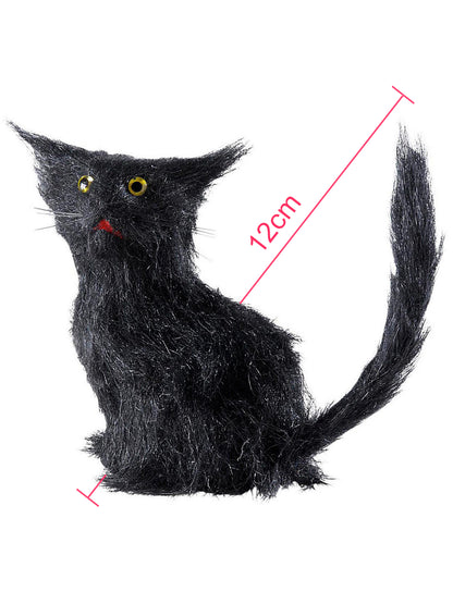 Dimensions du chat noir Halloween pour décoration