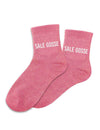 Chaussettes à paillettes Sale gosse pour femme rose