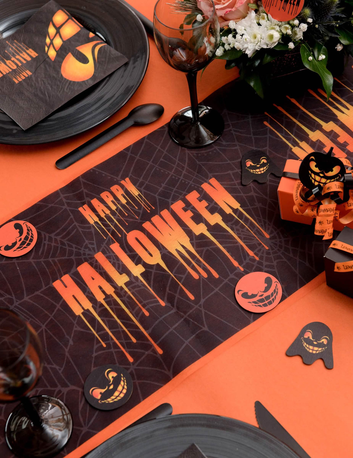 Kaitaliina Ghost musta 30 cm x 5 m