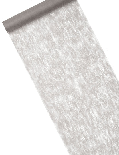Chemin de table intissé gris découpable