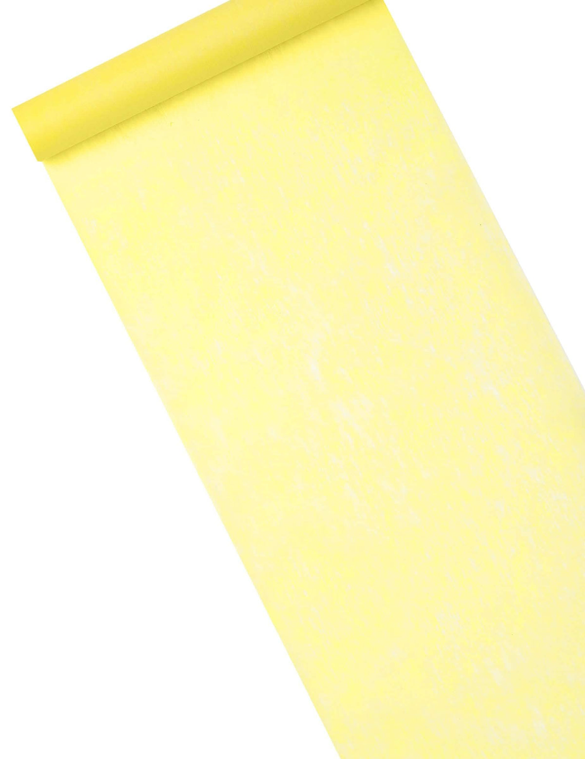 Chemin de table intissé pour fête jaune vif