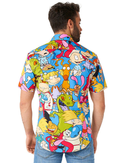 90-luvun Nickelodeon?-sarjakuvapaita Opposuit™ aikuiset