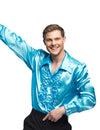 Vaaleansininen discopaita miehelle