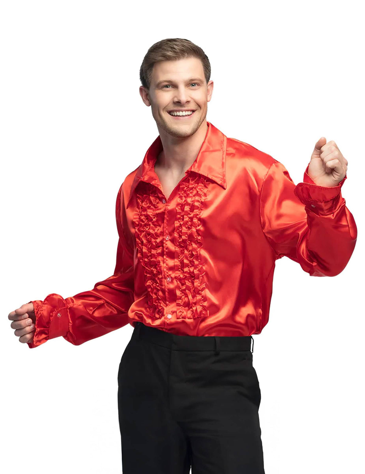 Miehen punainen discopaita