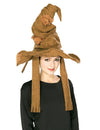 Choixpeau luxe Harry Potter pour adulte marron avec patchs