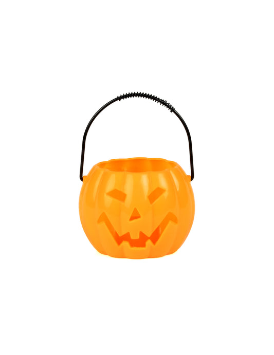 Valaiseva Halloween-kurpitsa 10 cm