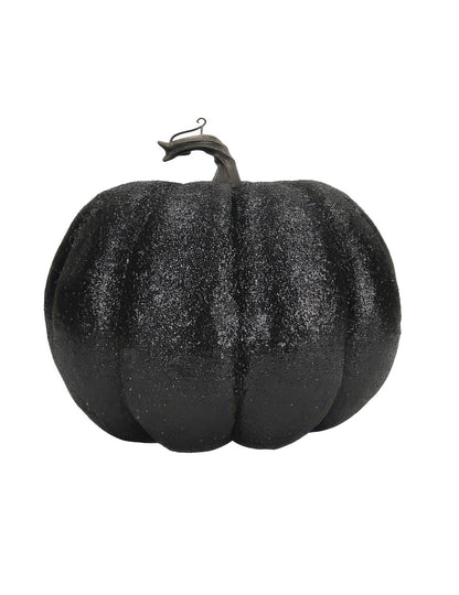 Musta kimalteleva kurpitsa 10 cm
