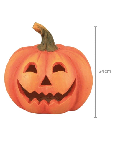 24 cm valaiseva aavemainen kurpitsa