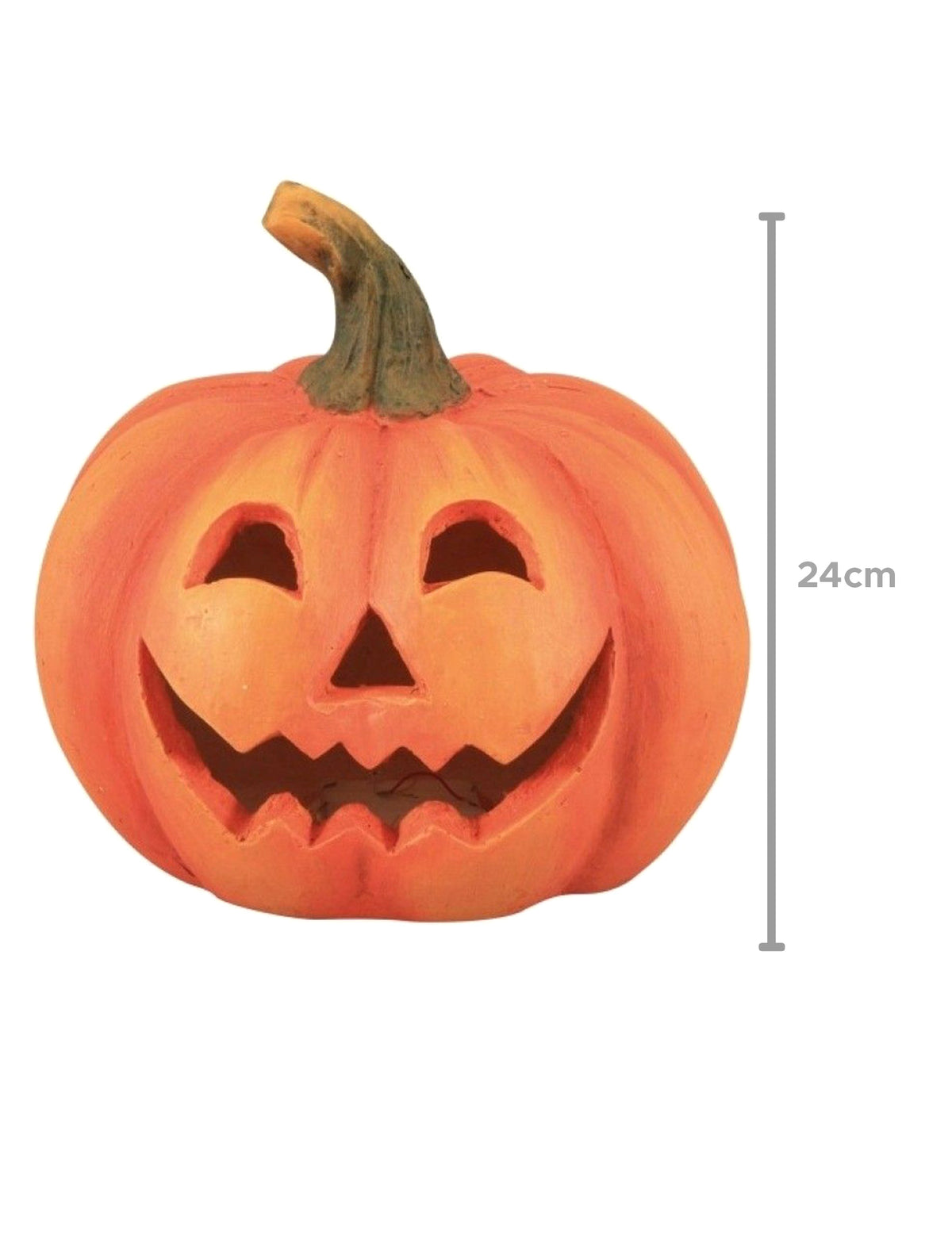 24 cm valaiseva aavemainen kurpitsa