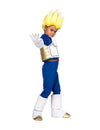 Vue de profil du coffret déguisement Super Saiyan Vegeta Dragon Ball