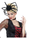 Coiffe araignée modelable Halloween pour adulte noire