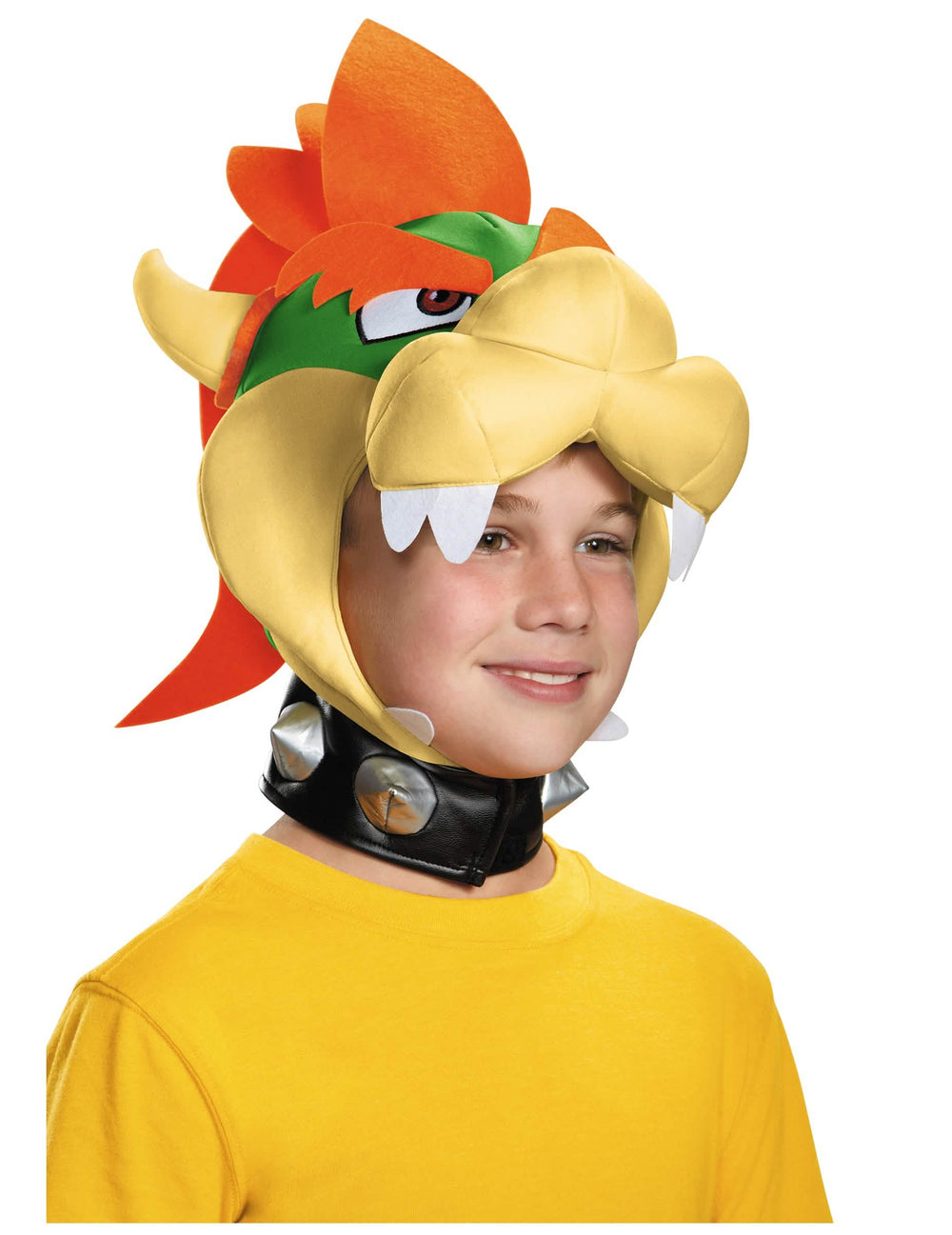 Bowser-asu Nintendo lapset keltaisella ja oranssilla sekä piikkikauluksella