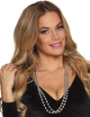 Collier en perles pour adulte argent