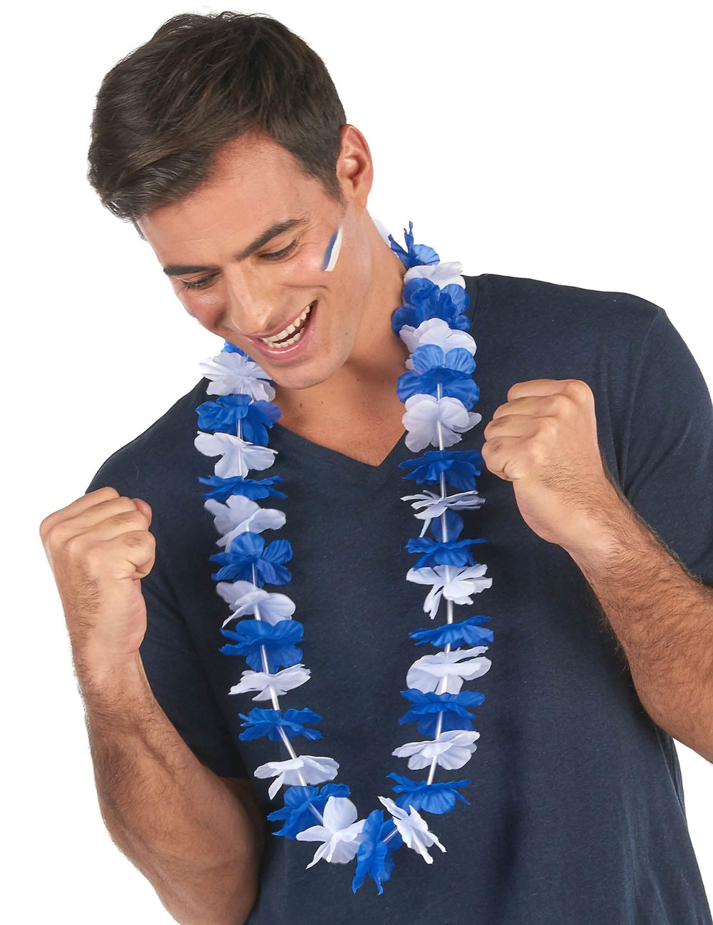 Lähikuva havaiji fani -kaulakorusta