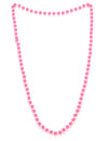 Collier de perles pour adulte rose