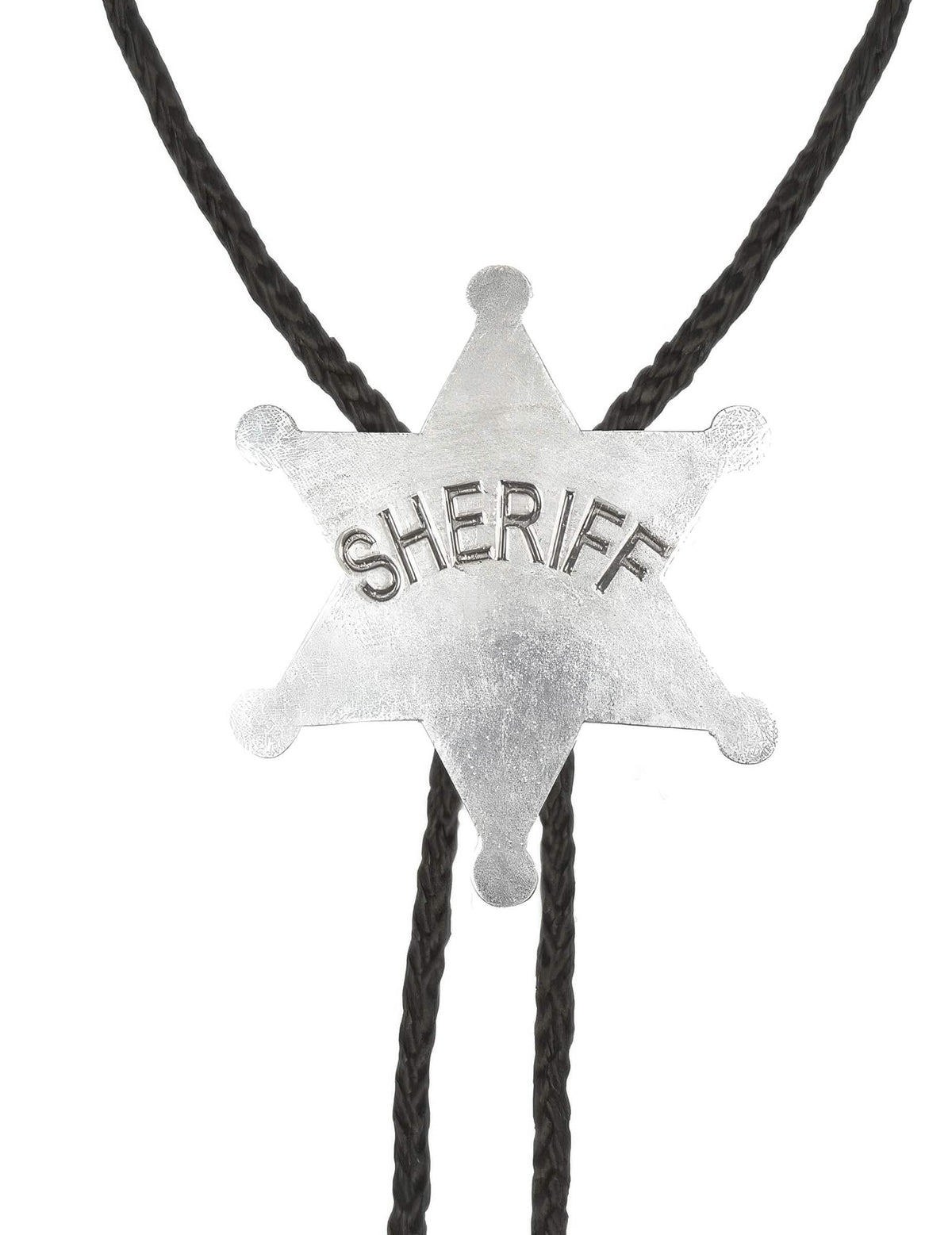 Lähikuva kaulakorun sheriffin tähdestä