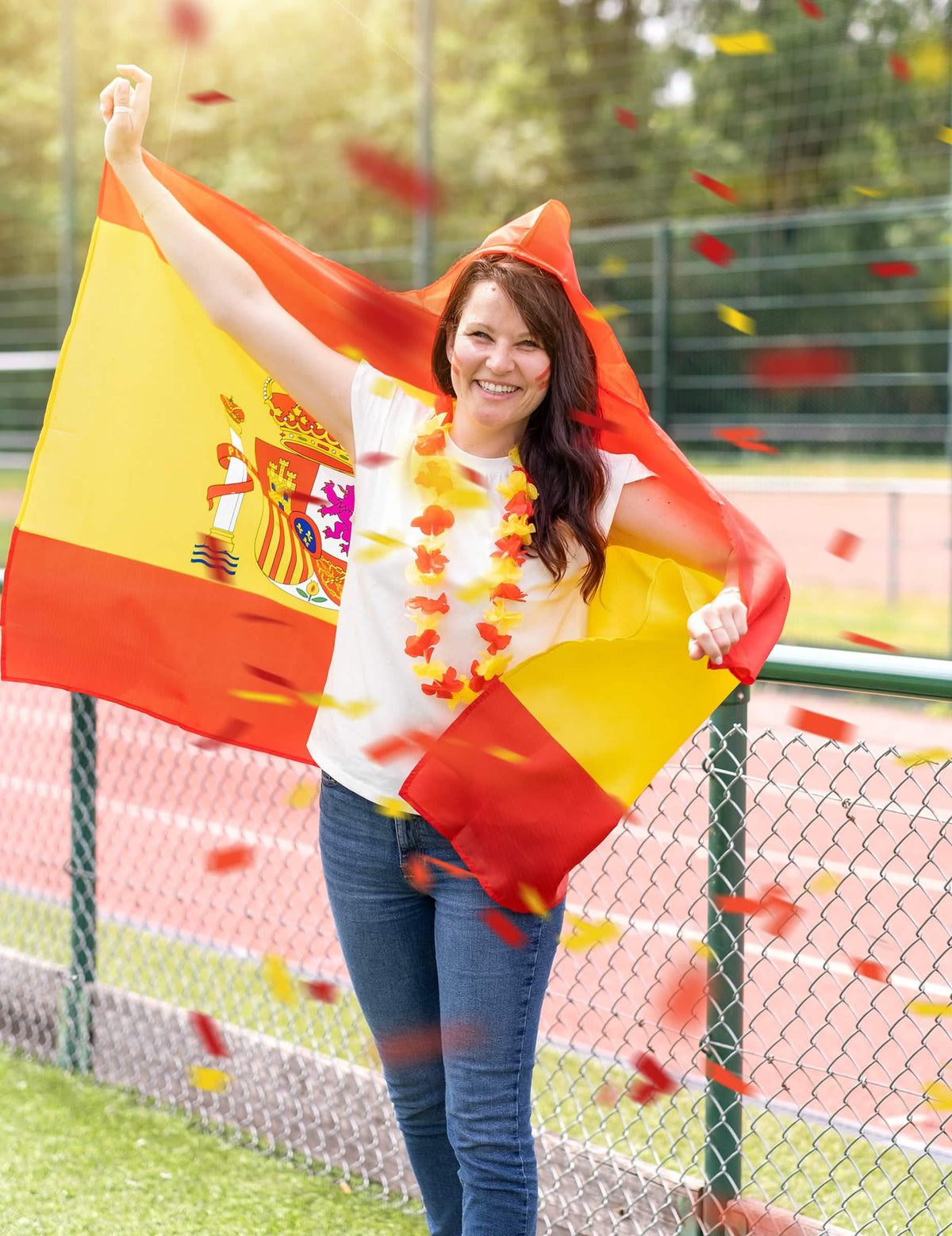 Kaulakorun fani espanja aikuiset käyttötilanteessa