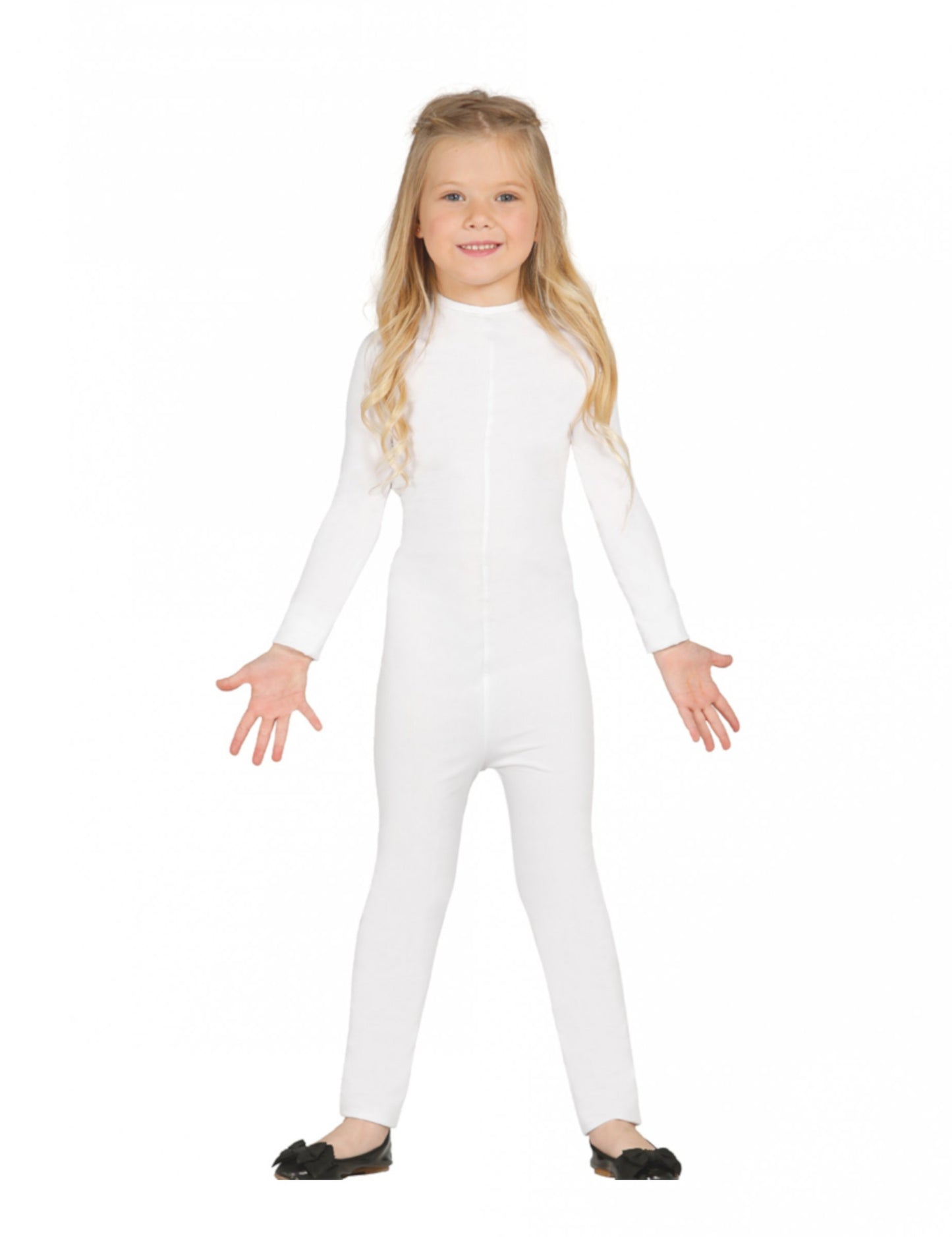 Combinaison justaucorps pour enfant blanc