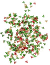 Confettis de table sombrero mexique pour fête métallisés vert rouge et or