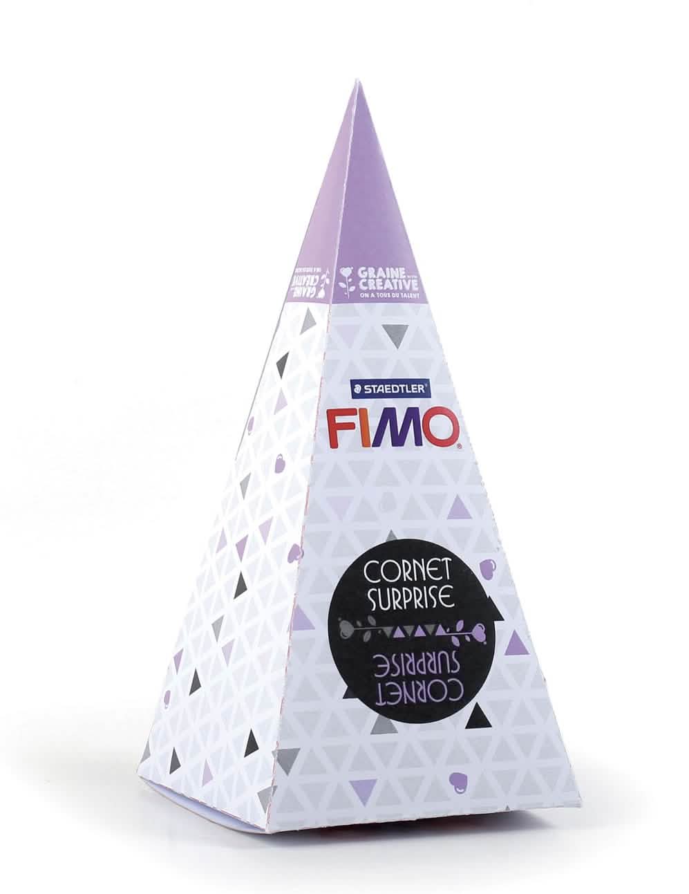 Muovaussetti yllätyskartio fimo kuu lapset violetti