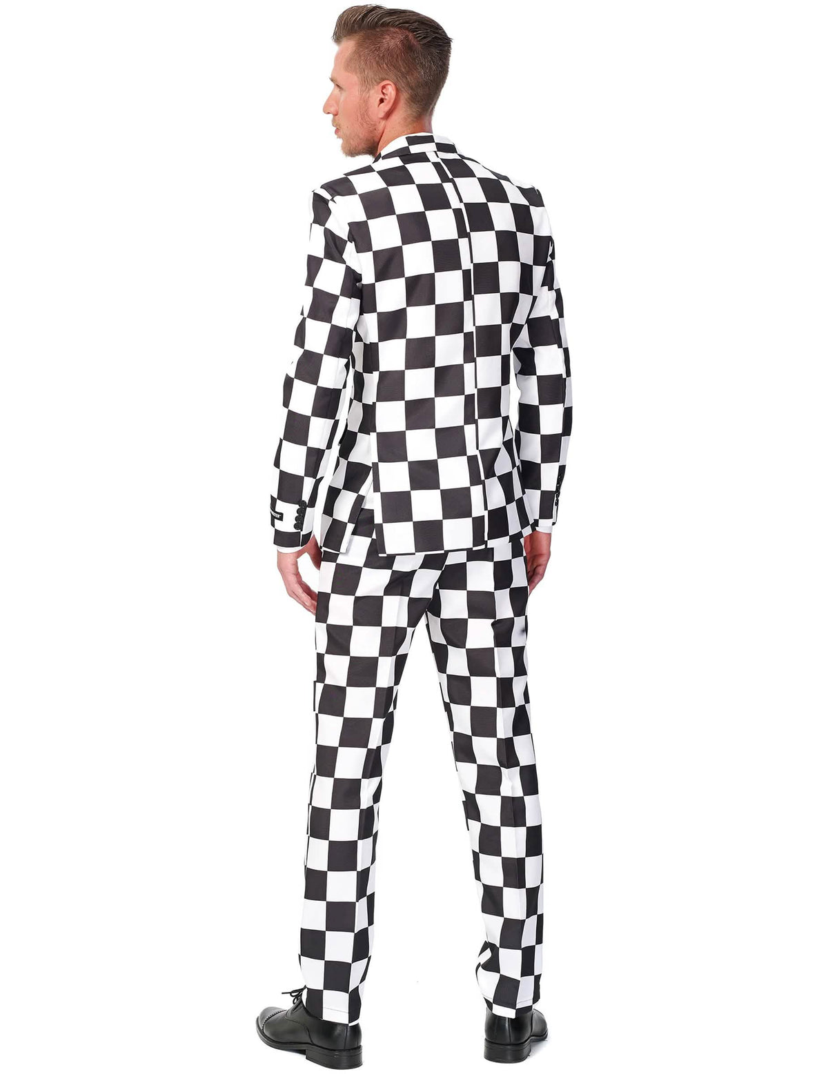 Vue de dos du costume Mr. Black et White Suitsmeister pour homme