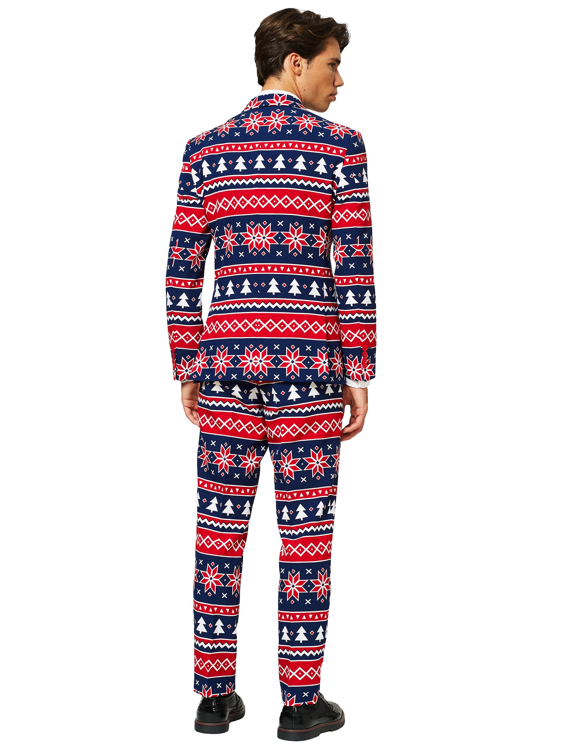 Vue de dos du costume Mr. Nordic Xmas pour homme