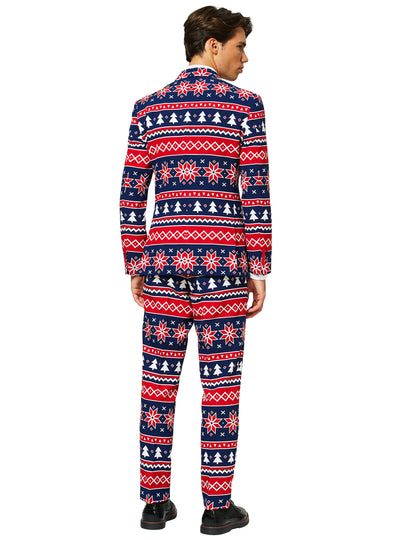 Vue de dos du costume Mr. Nordic Xmas pour homme