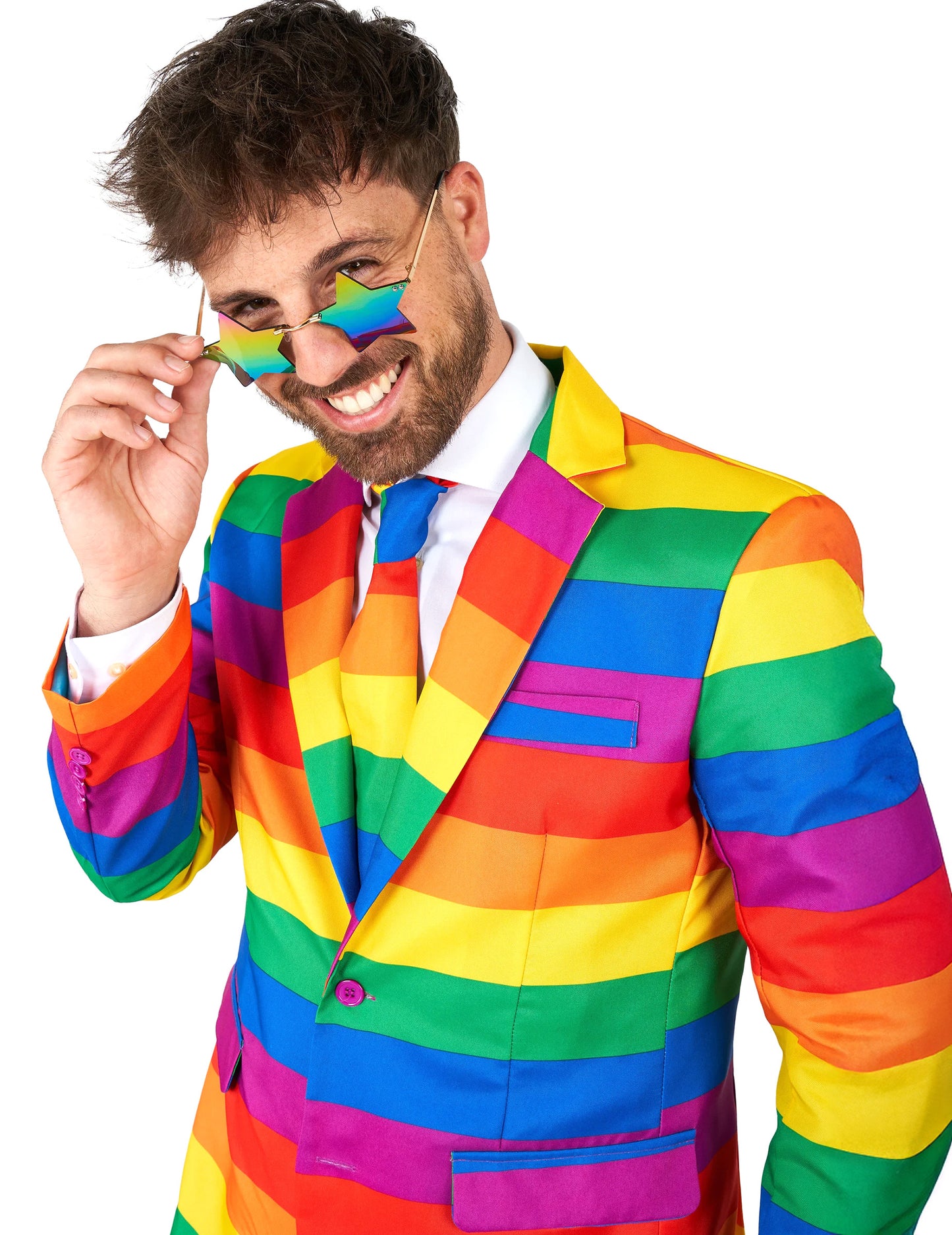 Costume Mr. Rainbow Suitmeister™homme