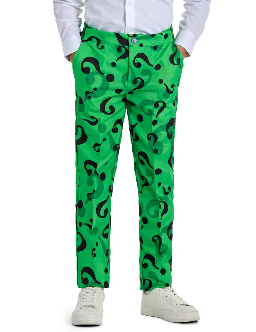 Détail du pantalon du Costume Mr. Riddler™ Suitmeister™ pour enfant