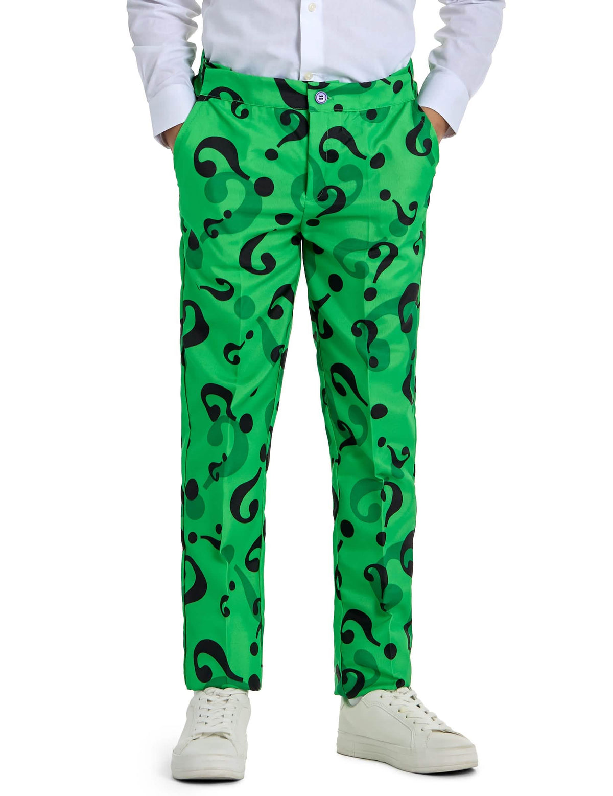 Détail du pantalon du Costume Mr. Riddler™ Suitmeister™ pour enfant