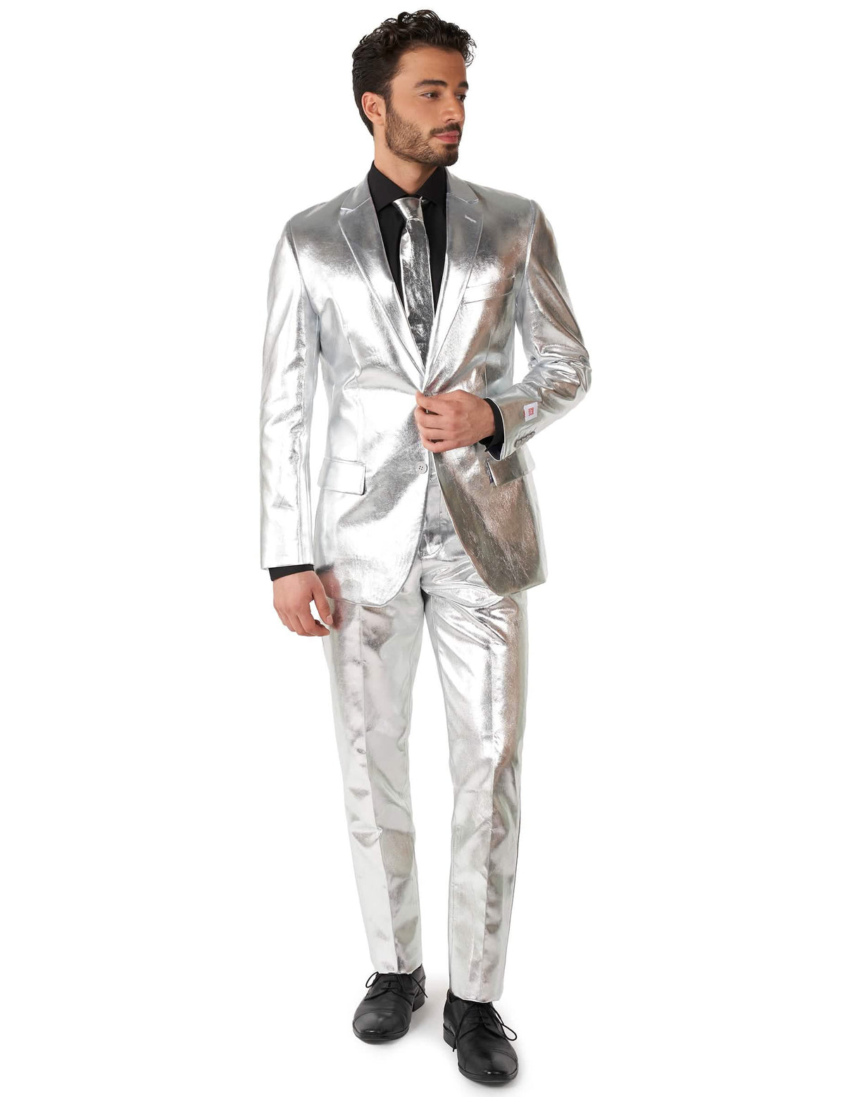 Costume Mr. Shiny Silver pour homme argenté brillant