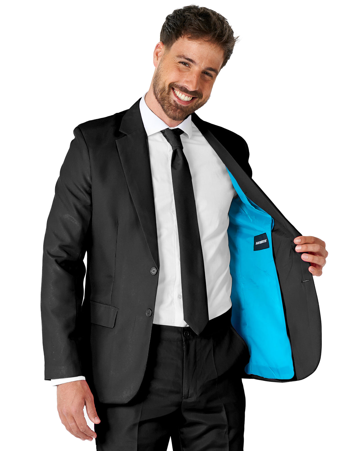 Mr. Musta Suitmeister™-puku miehelle