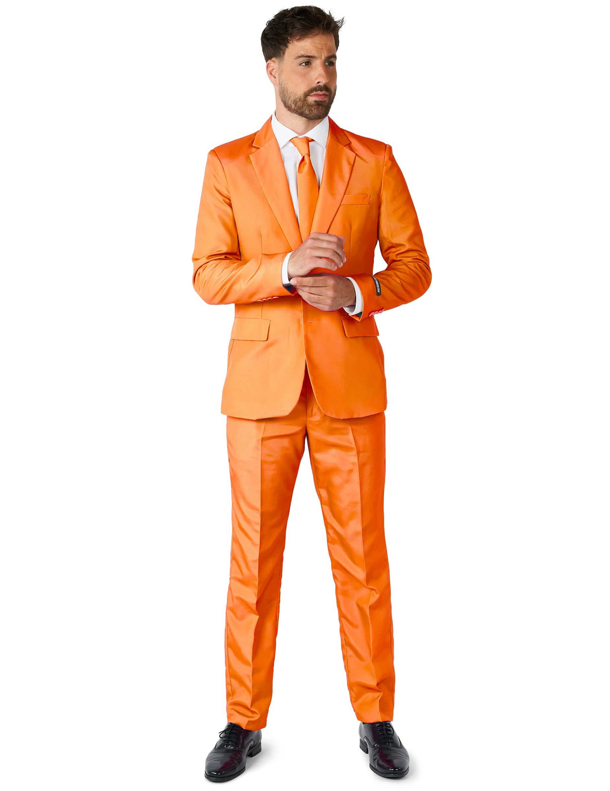 Suitmeister™ Mr. Solid Orange -naamiaisasu aikuisille