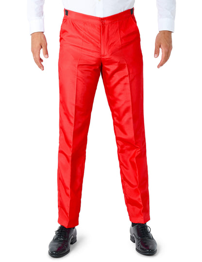Suitmeister™ Mr. Solid Red -naamiaisasu aikuisille