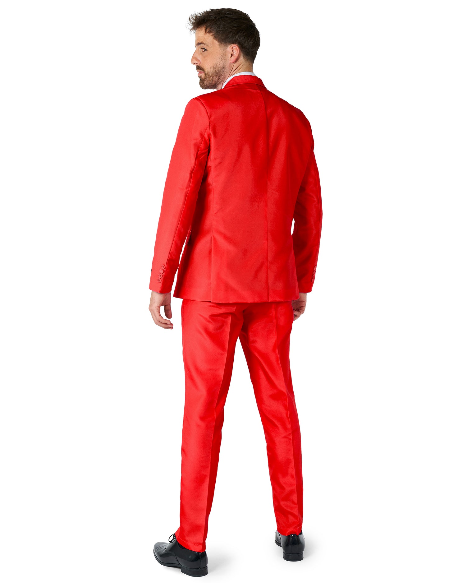 Suitmeister™ Mr. Solid Red -naamiaisasu aikuisille