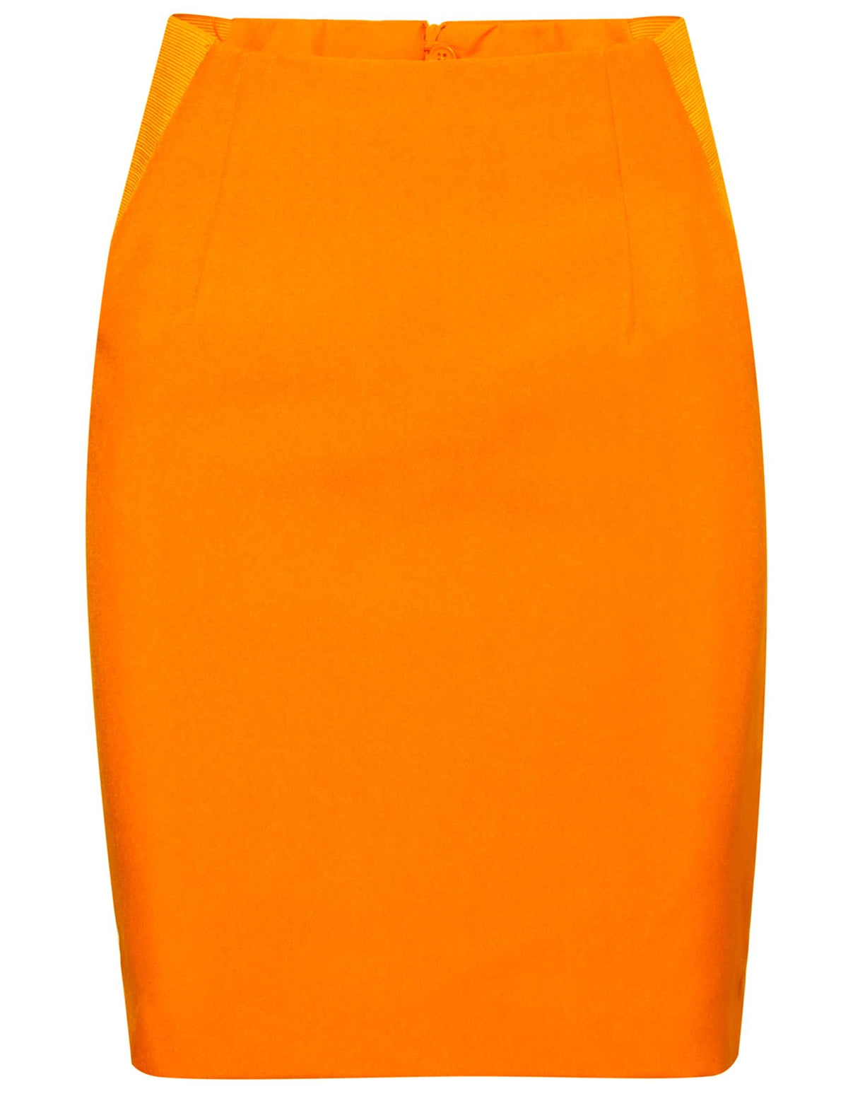 Oranssi Opposuits Mrs. Orange -asun hameen yksityiskohta