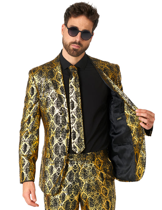 Kiiltävä käärme puku aikuinen Opposuits™