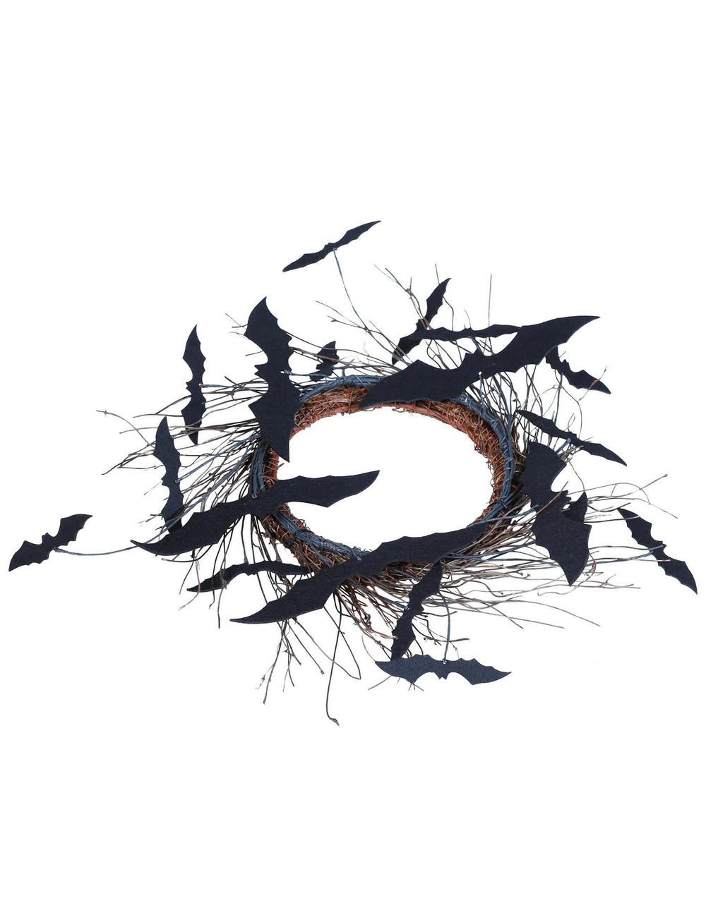 Détail des chauves-souris de la couronne de porte chauve-souris