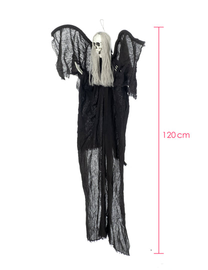 Dimensions de la décoration à suspendre ange noir de la mort