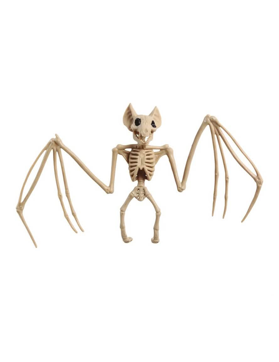 Kattoripustettava luuranko-lepakko koriste halloween beige