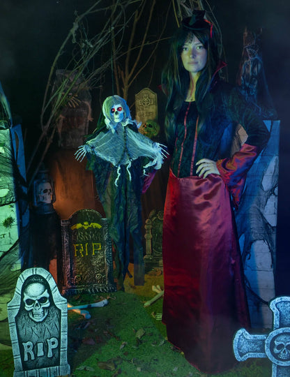 Haunted Ghoul -animoitu riippuva koriste 80cm