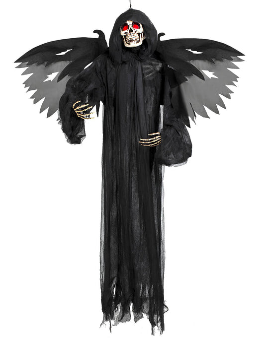 Animoitu ääni- ja valokoriste Dizzy Demon 165 cm