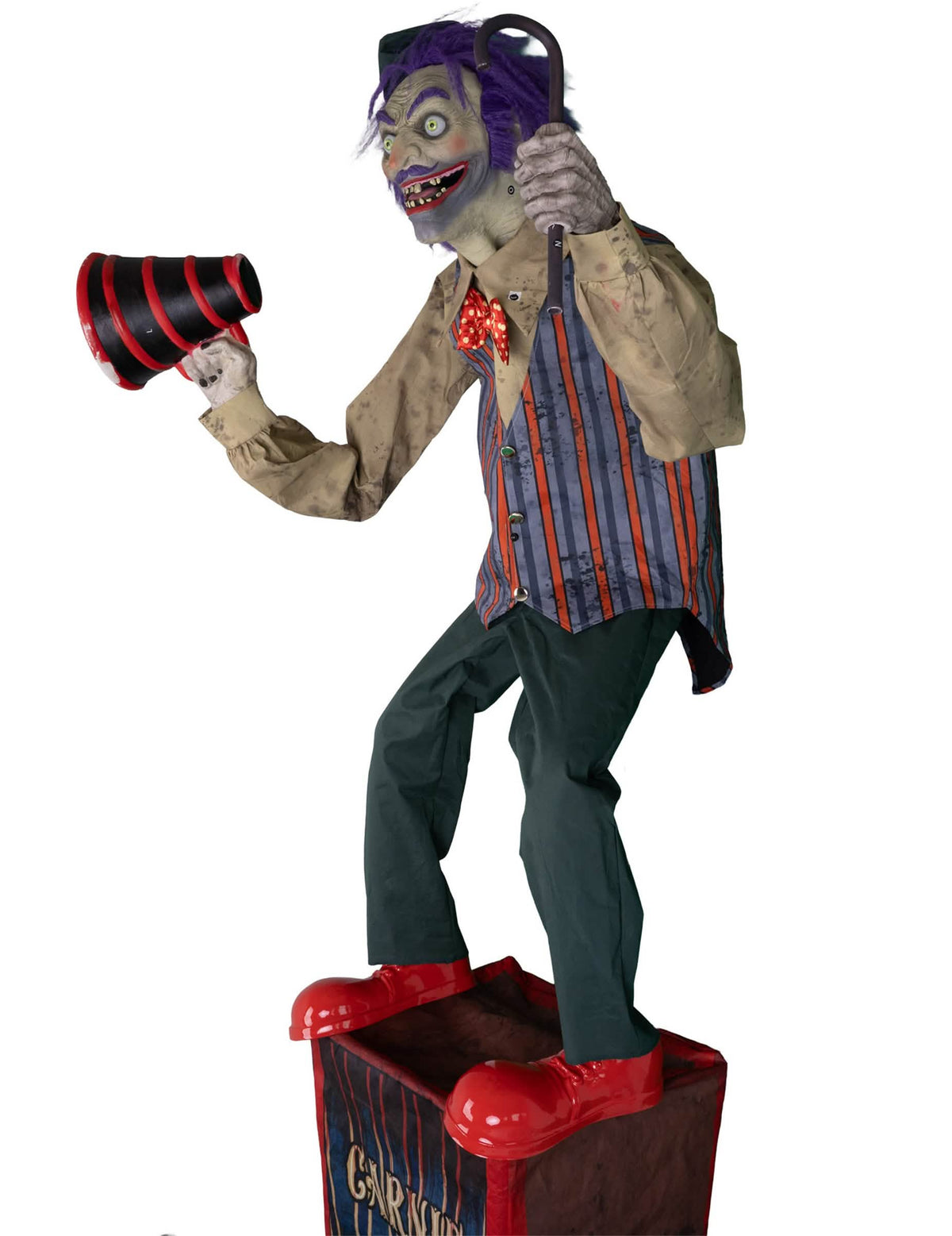 Animoitu puhuva luurankokoriste liikkeillä, äänillä ja valoilla 225 cm
