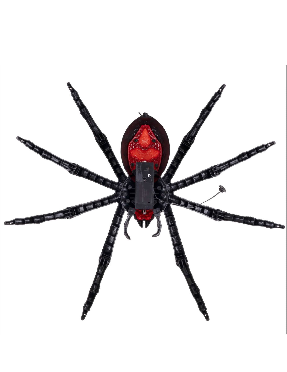 Ääni- ja valokoriste musta tarantella 70 x 15 x 42 cm