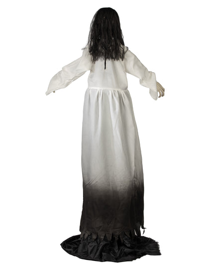 Animoitu venyvä kummitusleski-koriste liikkeellä 190 - 225 cm