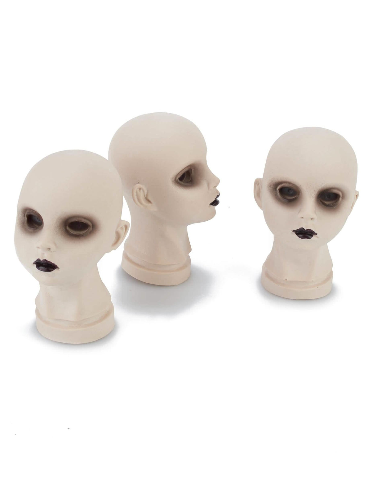 Halloween-koristeet kuolleiden nukkejen päille, beige ja musta