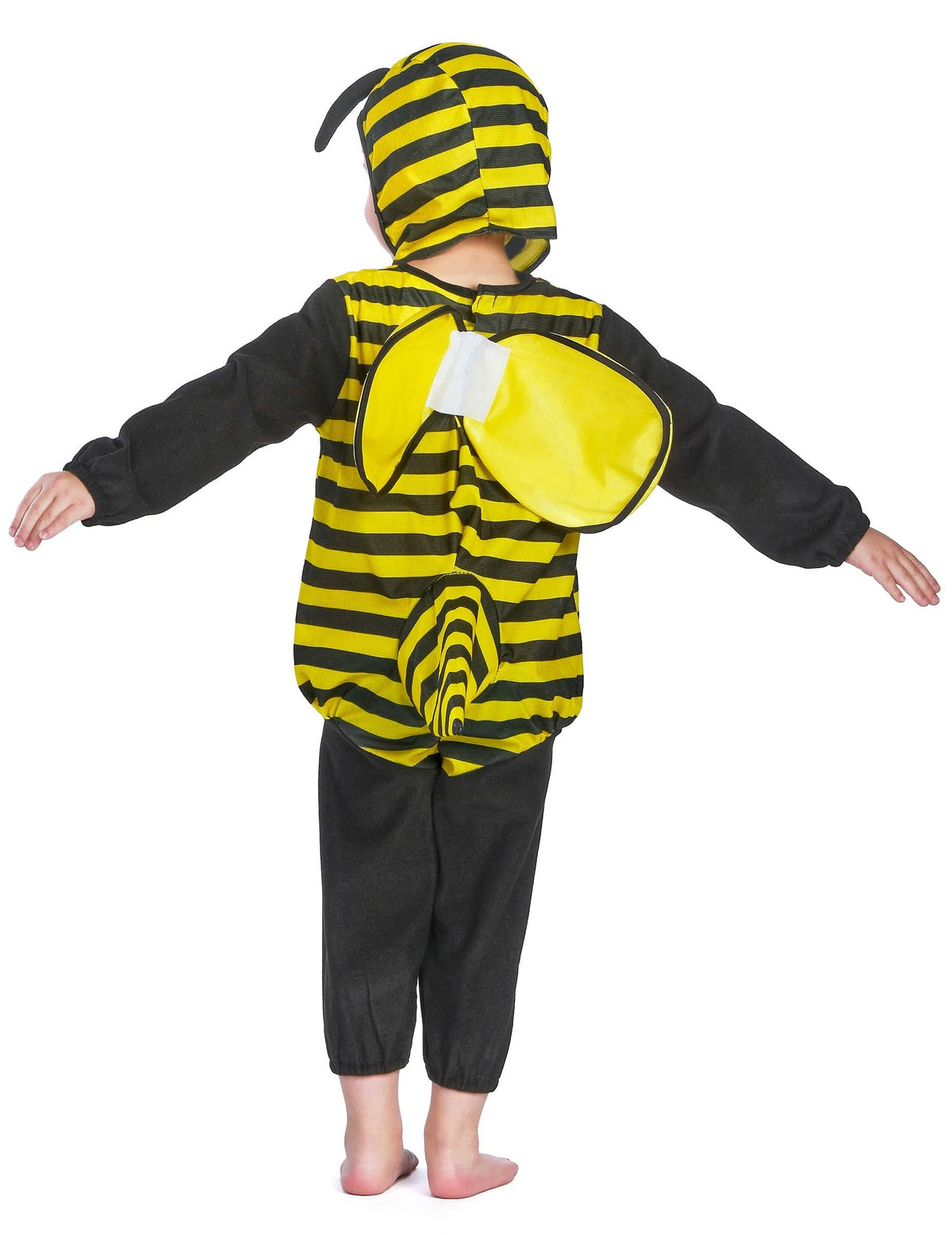 Vue de dos du déguisement d'abeille pour enfant